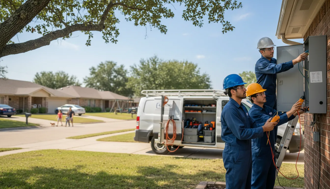 Certified electrician providing emergency electrical services in Pensacola, FL